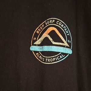 Reef Surf Company Black T-Shirt